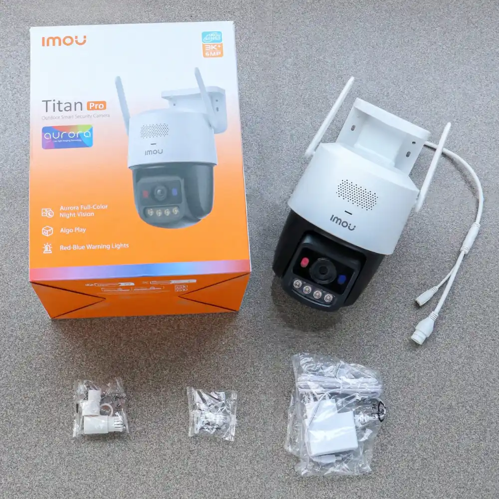 Camera WiFi 360 IMOU Titan Pro 6MP(3K+) IPC-U7LP-6V0NE Ghi hình đêm như ngày