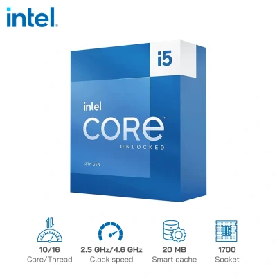 CPU Intel Core i5-13400 (10C/16T, 2.5 GHz Up to 4.6 GHz, 20MB, 1700) - Raptor Lake