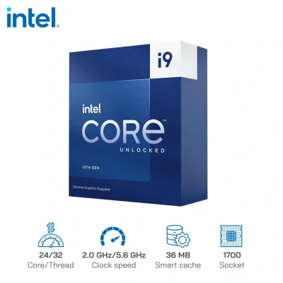 CPU Intel Core i9-13900 (24C/32T, 2.0 GHz Up to 5.6 GHz, 36MB, 1700) - Raptor Lake
