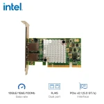 Card mạng Intel X540-AT2 10G PCIe Hỗ trợ 2 cổng RJ45