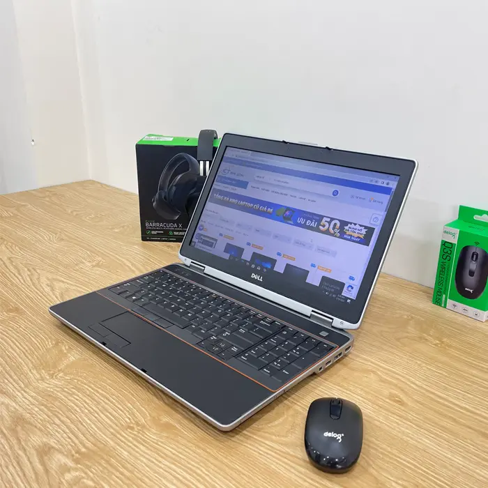 Laptop Dell Latitude E6520 Core I5, Ram 4GB, SSD 120GB, Onboard, Màn hình 15.6 inch HD