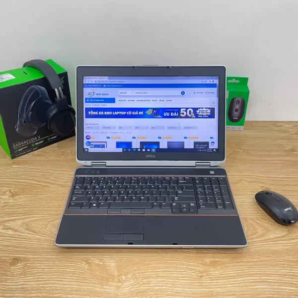 Laptop Dell Latitude E6520 Core I5, Ram 4GB, SSD 120GB, Onboard, Màn hình 15.6 inch HD