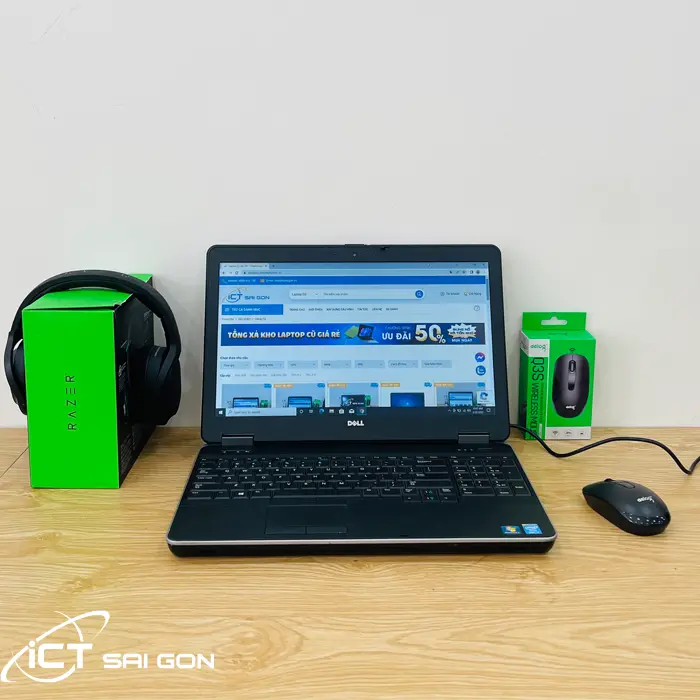 Laptop Dell Latitude E6540 Core I7, Ram 8GB, SSD 240GB, Màn hình 15.6 Inch