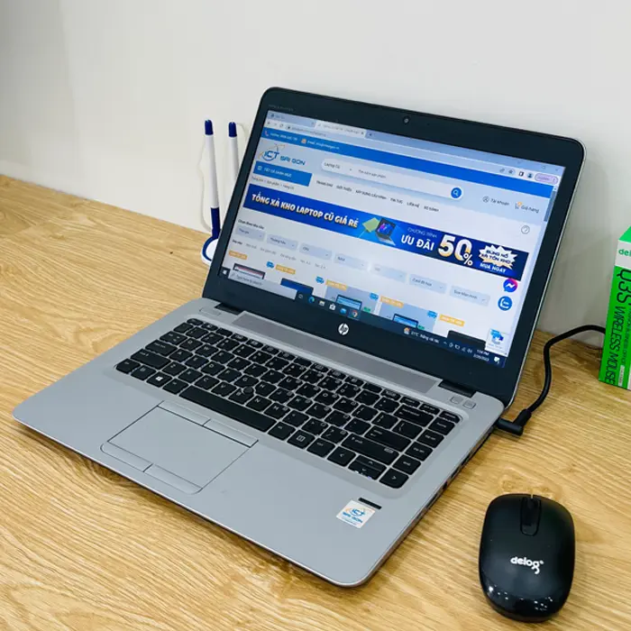Laptop cũ HP EliteBook 840 G3, Core i5-6300U, Ram 8GB, SSD 256GB, Màn hình 14″ FHD