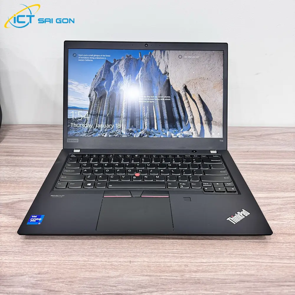 Lenovo ThinkPad T14 Gen 2, Core I7 1185G7, Ram 16GB, SSD 256GB, Màn hình 14 inch FHD