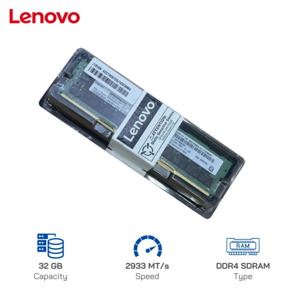 RAM Server Lenovo 32GB 2Rx4 PC4-2933Y-R DDR4 Module R-DIMM REG ECC - 4ZC7A08709/01KR355