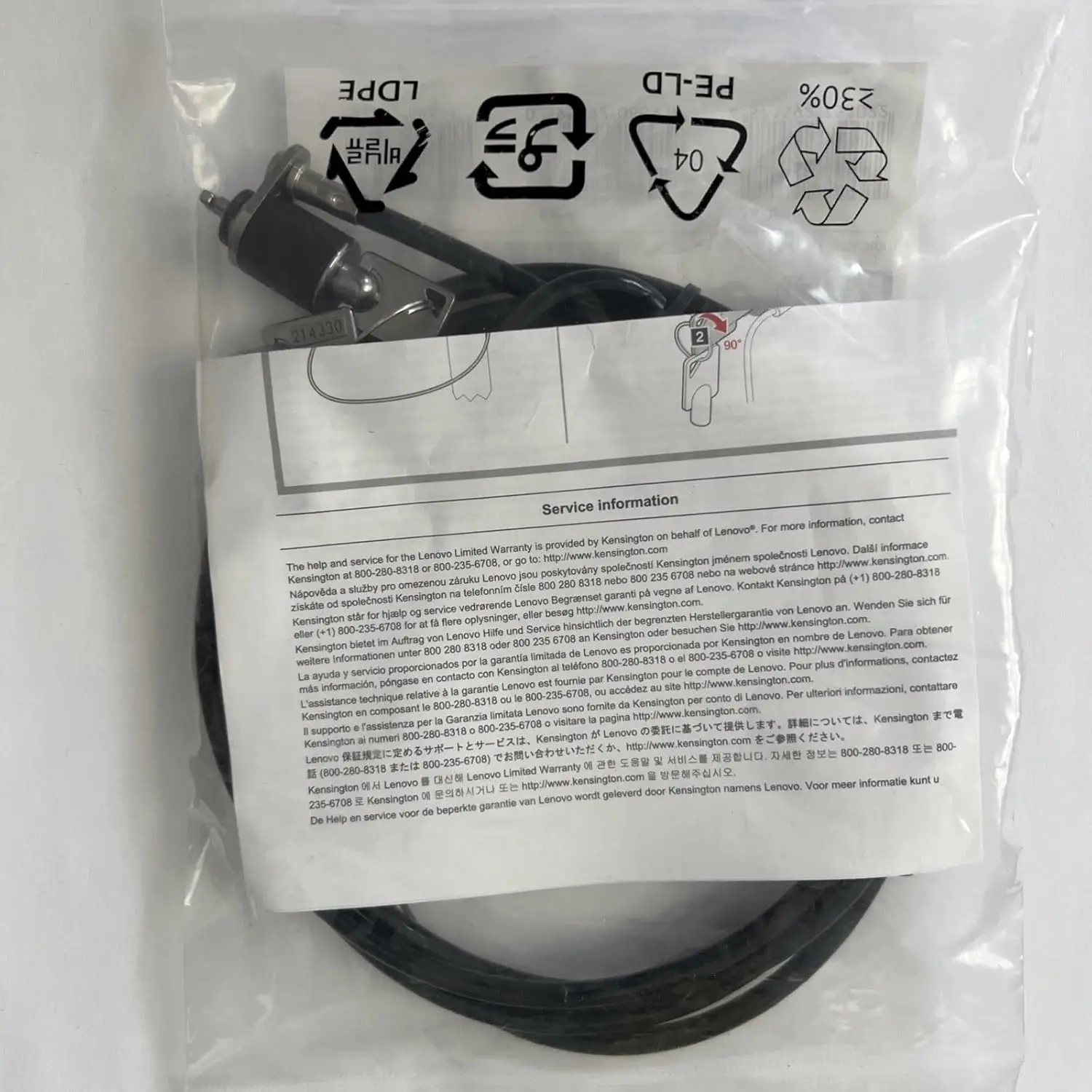 Khoá bảo vệ Lenovo Security Cable Lock