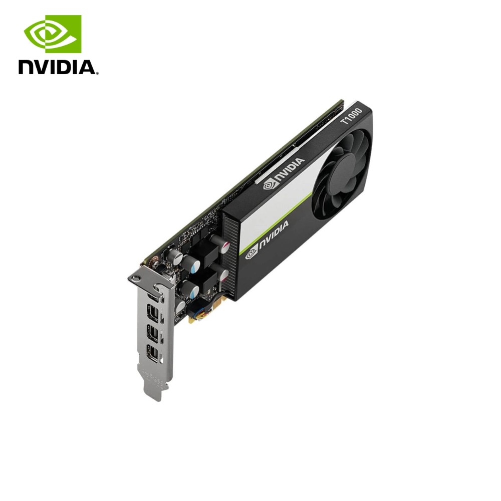 Card màn hình NVIDIA T1000 8GB GDDR6 160GB/s 128-bit Xuất hình DisplayPort