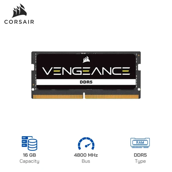 Ram Laptop Corsair 16GB DDR5-4800Mhz Chính hãng