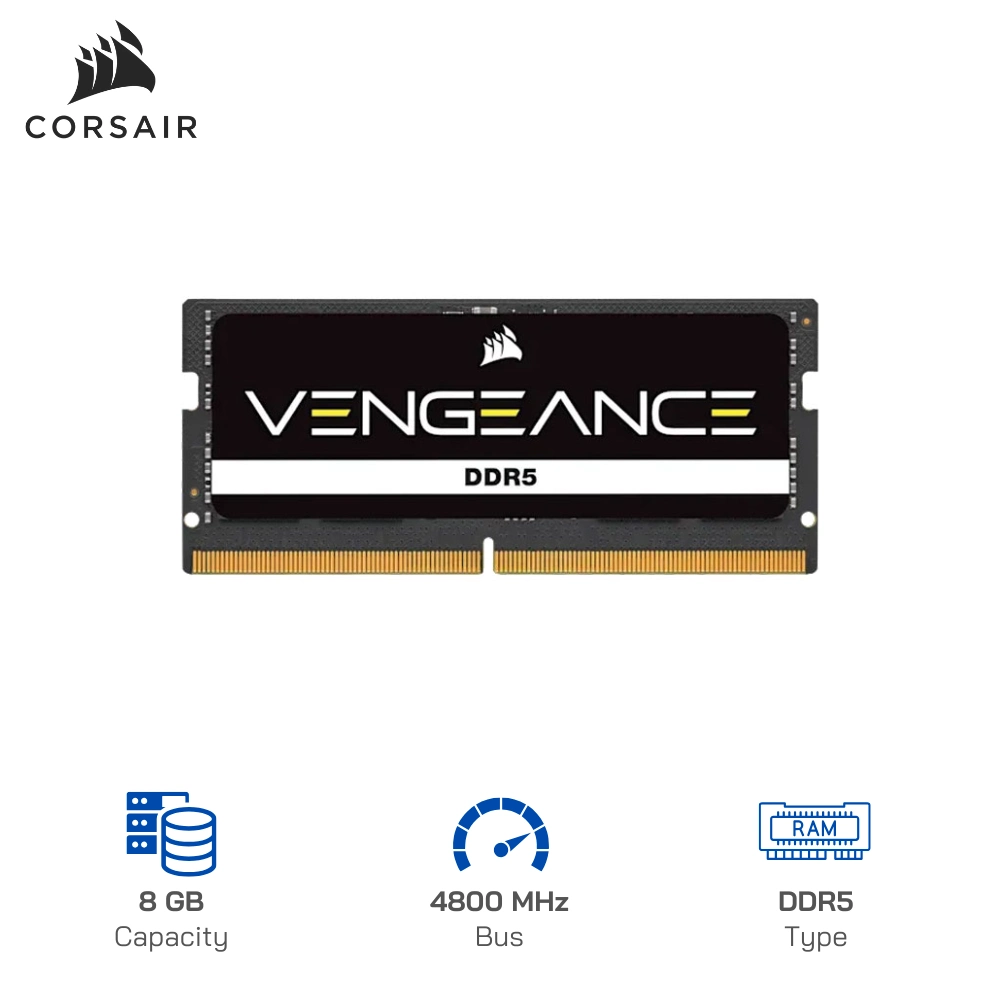 Ram Laptop Corsair 8GB DDR5-4800Mhz Chính hãng