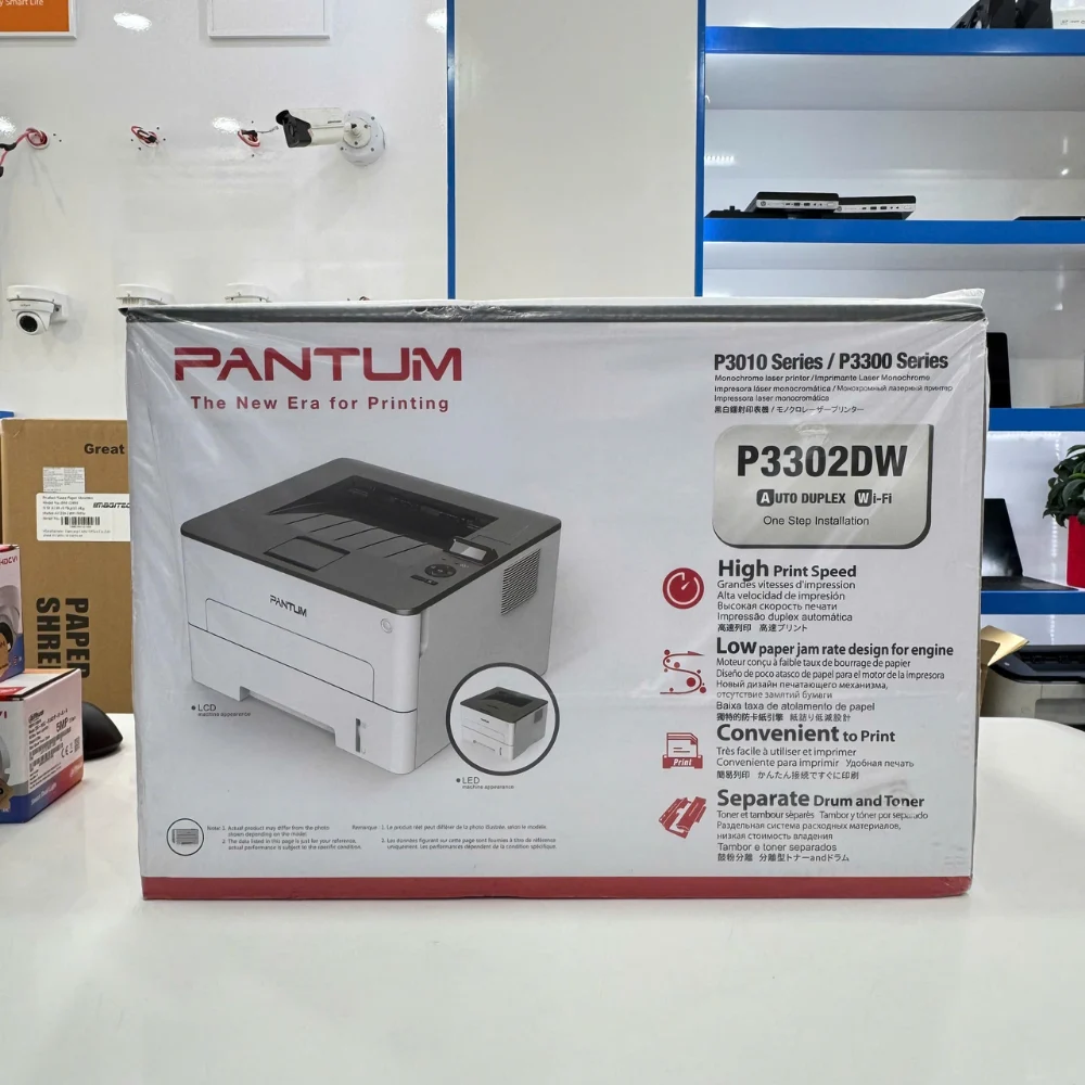 Máy in đơn chức năng PANTUM P3302DW 33ppm(A4) 350MHz Kết nối USB/Wifi, in 2 mặt