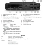 Máy bộ Mini PC HP Elite 600 G9 Core i5-12500T, Ram 16GB, SSD 512GB, Wifi 99%