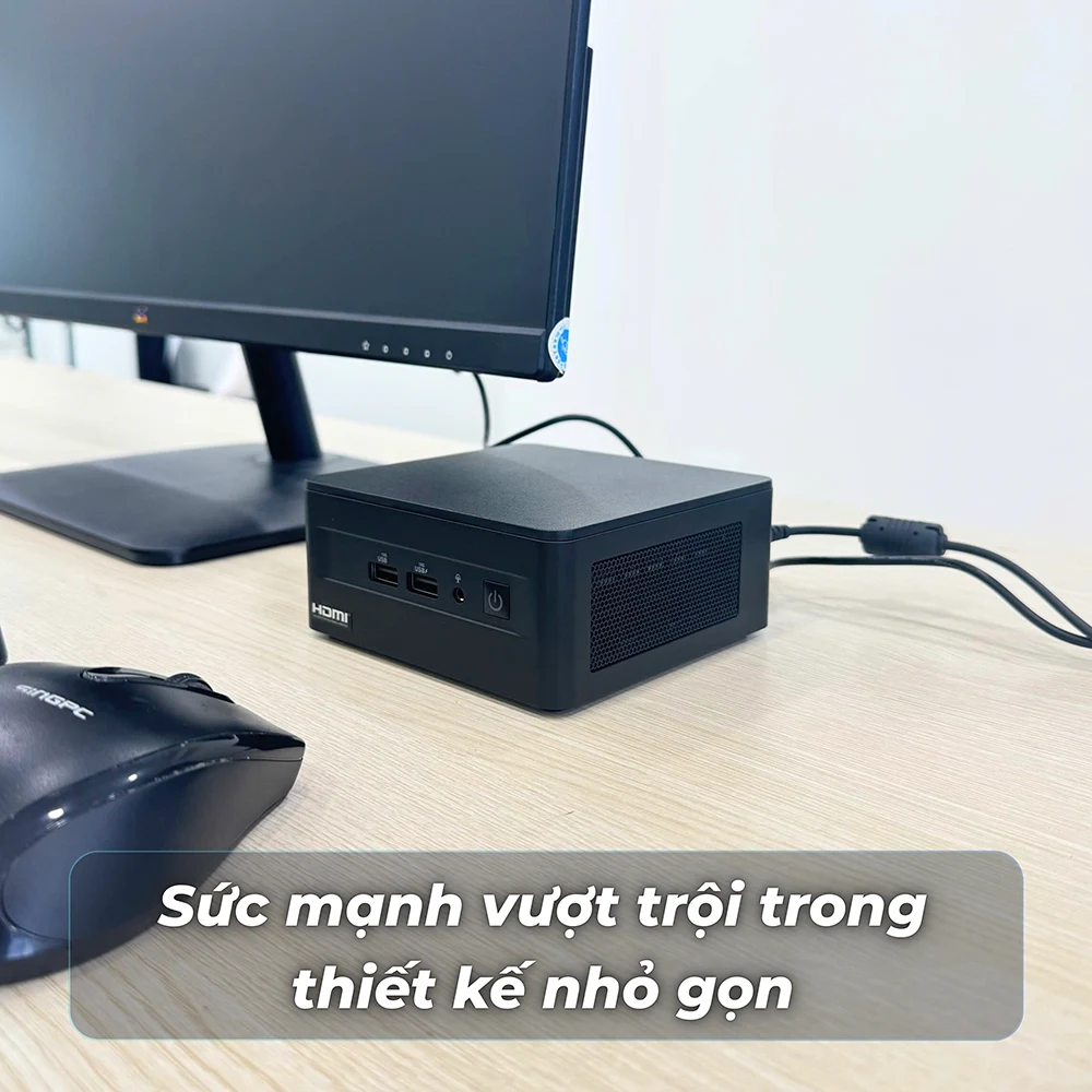 Mini PC Asus NUC13 PRO Tall RNUC13ANHI300001I/ i3-1315U/ 2xDDR4-3200/ 3xNVMe, SATA/ 2x HDMI 2.1/2x Thunderbolt/ VESA MOU