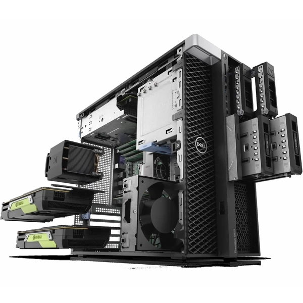 Máy Trạm Dell Precision T5820 (Intel Xeon W-2223/Ram 16GB/ SSD 256GB/ VGA T1000 8GB/ DVDRW/K+M/Win11) 42PT58DW38
