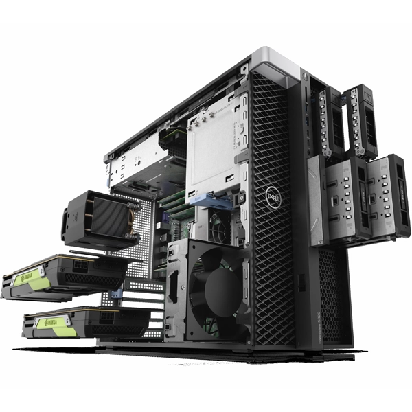 Máy Trạm Dell Precision T5820 (Intel Xeon W-2223/Ram 16GB/ SSD 1TB/ VGA T1000 8GB/ DVDRW/K+M/Win11) 42PT58DW41