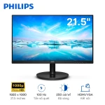 Màn hình Văn Phòng Philips 221V8LB 21.5" FHD (1920x1080), 100Hz, Cổng kết nối: HDMI-VGA, độ sáng 250 cd/m²