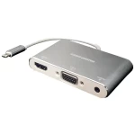 Cáp Lightning -> HDMI + VGA + AUDIO Kingmaster (KY-P002S)