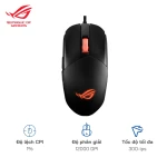 Chuột gaming RGB ROG Strix Impact III Kết nối USB 2.0 / Độ phân giải 12000 DPI / Độ lệch 1%