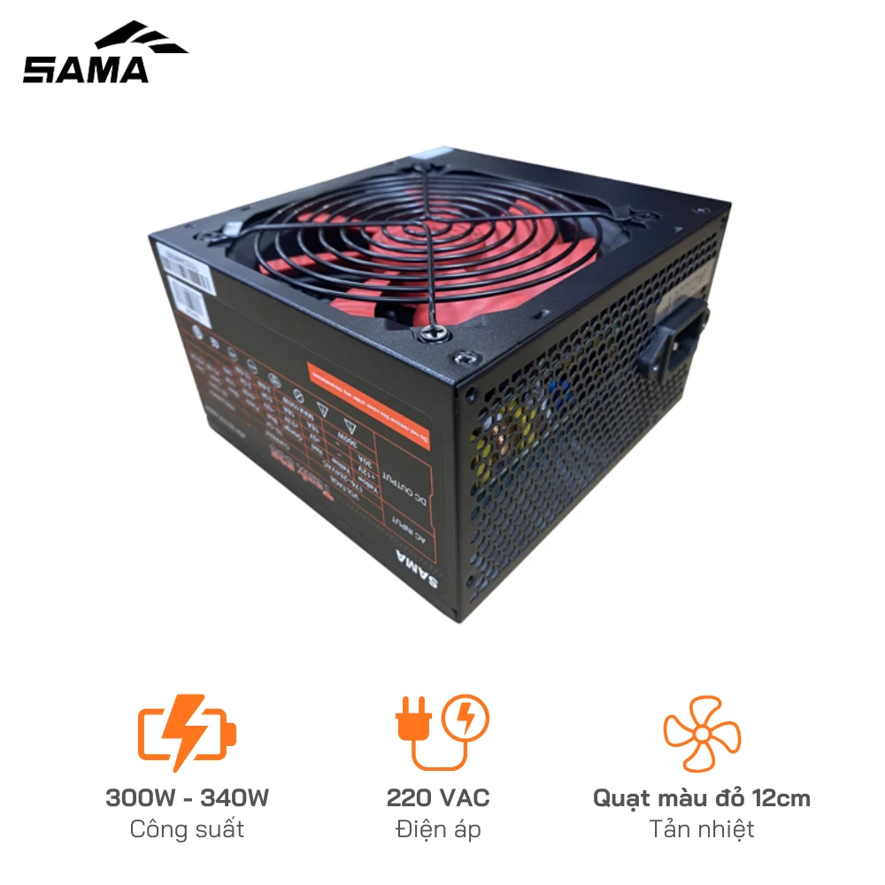 Nguồn Sama Tank 435 công suất thực 300W max 340W