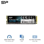 Ổ cứng Silicon Power M.2 2280 PCIe SSD A60 512GB (Tốc độ đọc\ghi: 1800 MB/s - 600 MB/s)