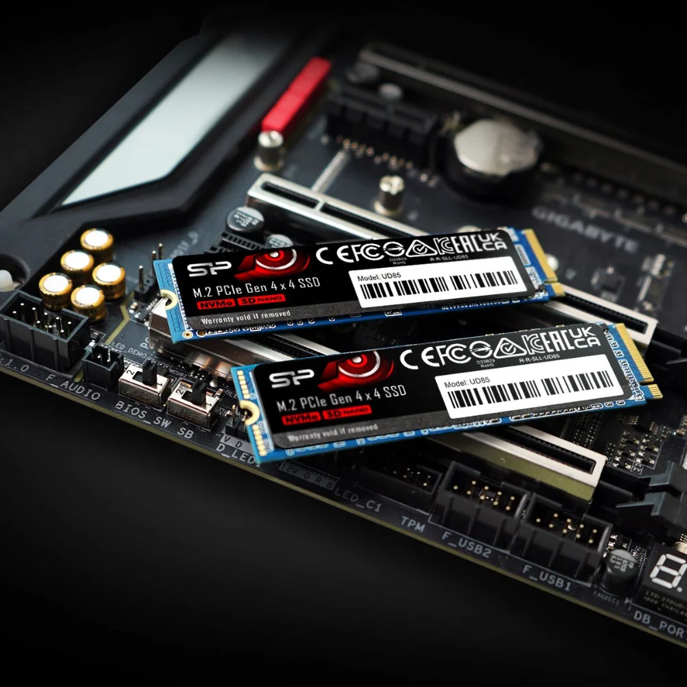 SSD NVMe Gen4 500GB Silicon Power UD85 R/W: 3600/2400 (SP500GBP44UD8505)