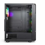 Case Sama 338 BLACK Micro-ATX / ATX / 2x SSD 2x HDD / 3x Fan ARGB