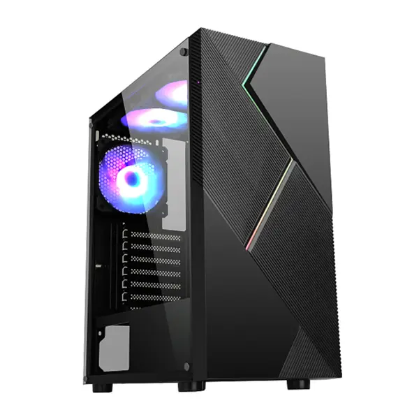 Case Sama HALO Micro-ATX / ATX / 2x HDD 3x SSD / 1x Fan 12cm ARGB