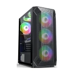 Case Sama Lux /Main: Micro-ATX / ATX/3x SSD 2x HDD/3x Fan 12cm ARGB