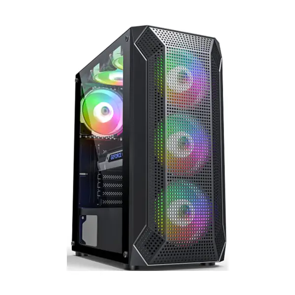 Case Sama Lux /Main: Micro-ATX / ATX/3x SSD 2x HDD/3x Fan 12cm ARGB