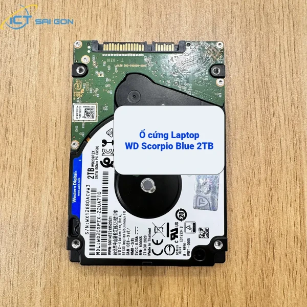 Ổ cứng Laptop WD Scorpio Blue 2TB SATA WD20SPZX