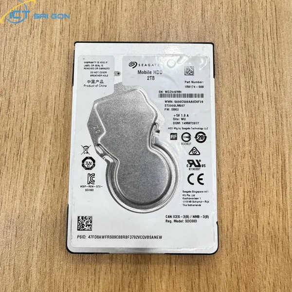Ổ cứng Laptop Seagate mobbile 2TB 2.5 SATA ST2000LM007