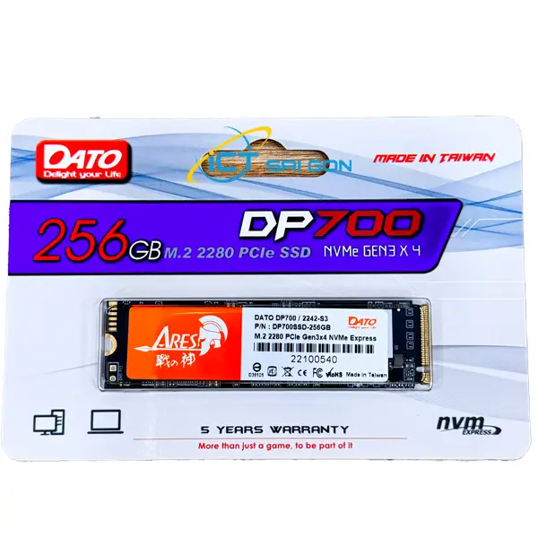 Ổ cứng SSD Dato 256GB DP700 M2 PCIe NVME