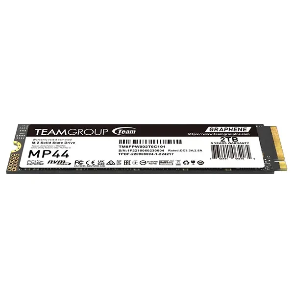 Ổ cứng SSD TeamGroup 2TB MP44 PCIe Gen4 x 4 NVME - Tốc độ 7000/6400 MB