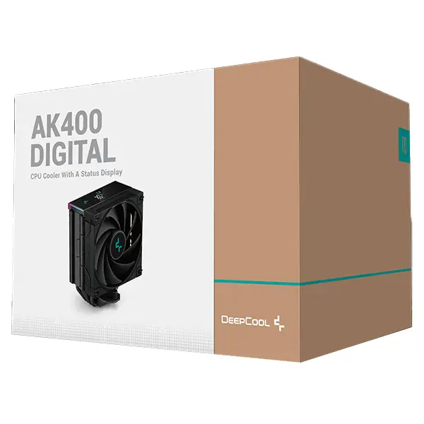 Tản nhiệt khí CPU Deepcool AK400 Digital (Black/ White) - Socket hỗ trợ  LGA 1700/1200/11xx AM4/AM5