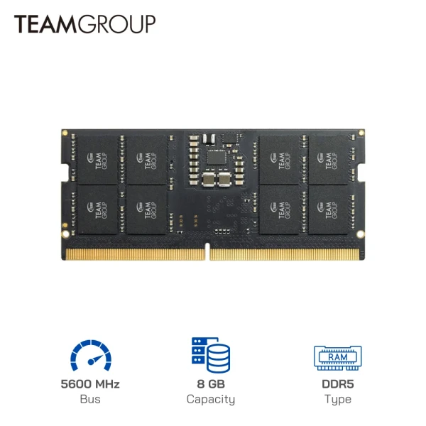 Ram Laptop TeamGroup Elite 8GB DDR5-5600Mhz Chính hãng