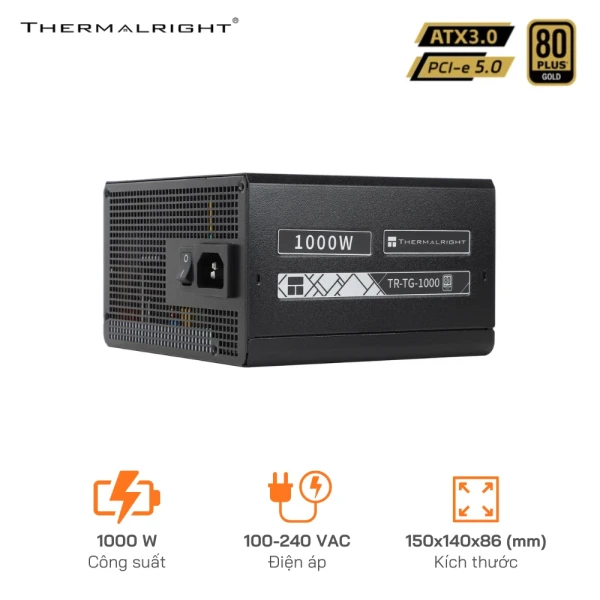 Nguồn THERMALRIGHT TR-TG 1000 1000W / 80 Plus Gold