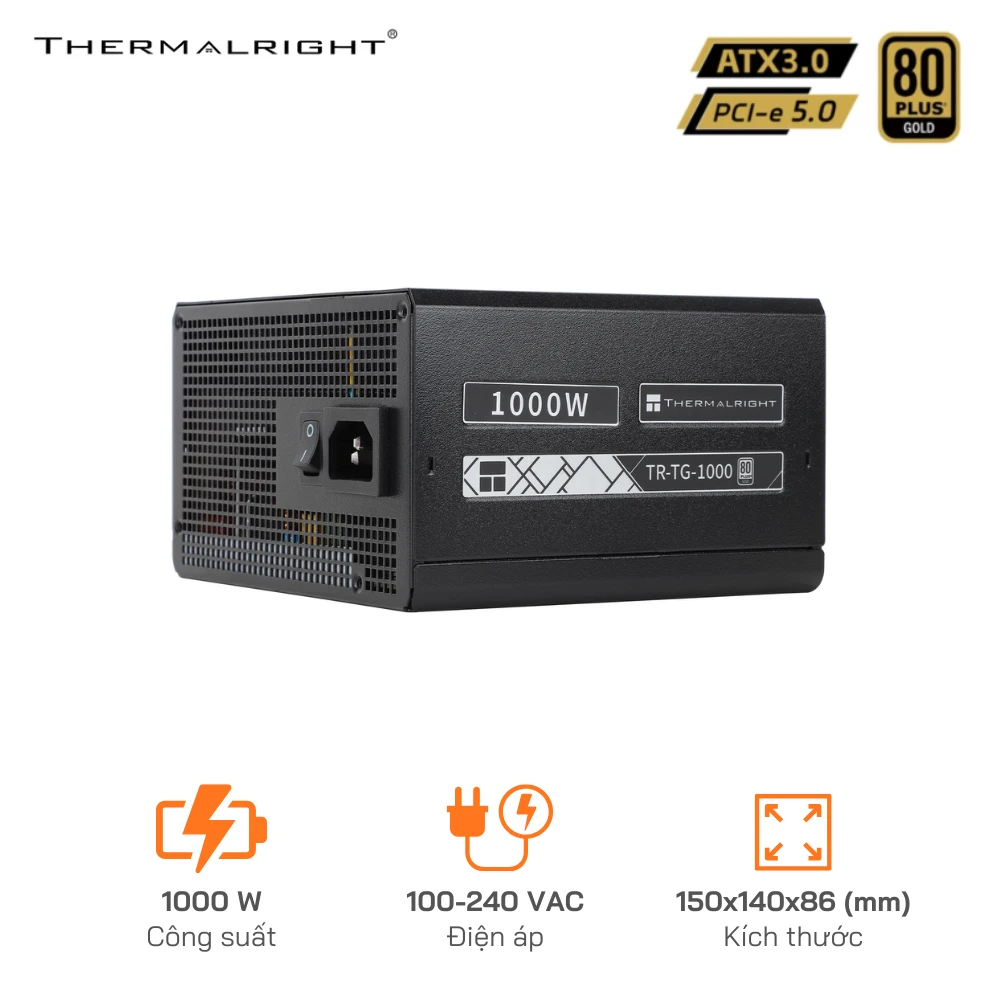 Nguồn THERMALRIGHT TR-TG 1000 1000W / 80 Plus Gold