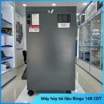Máy hủy tài liệu Bingo 168 CDT, hủy vụn 18-20 Tờ/Lần, hủy công nghiệp liên tục 25-50 phút, Tốc độ cắt: 3m / phút