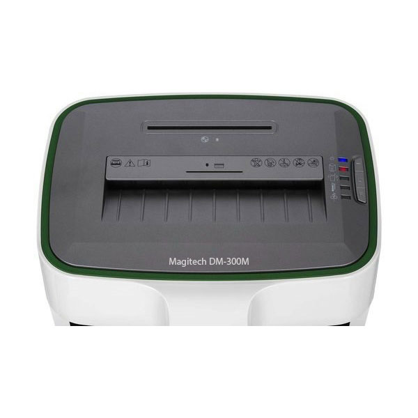 Máy hủy giấy Magitech DM-300C, Hủy Vụn 20-22 Tờ/Lần - Khổ Giấy A4, Tốc độ hủy: 2.8m/min, Hủy liên tục: 15 phút