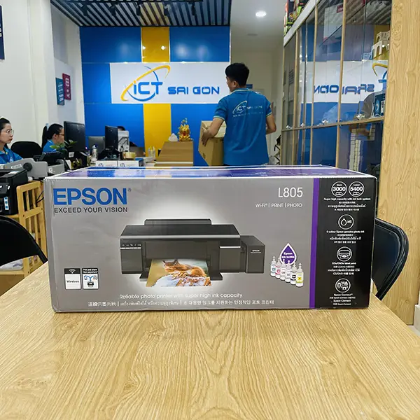 Máy in phun màu EPSON L805 chính hãng