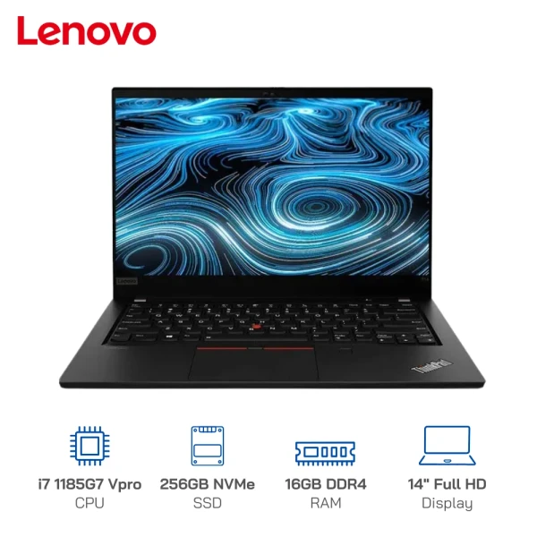 Lenovo ThinkPad T14 Gen 2, Core I7 1185G7, Ram 16GB, SSD 256GB, Màn hình 14 inch FHD