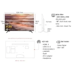 Smart Tivi Casper 4K 55 inch 55UW6000 60Hz / Kết nối WiFi, LAN, Bluetooth, HDMI