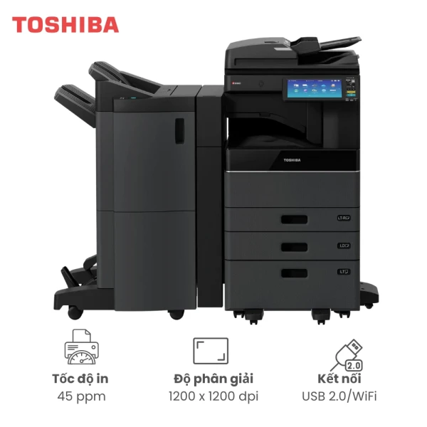 Máy Photocopy Màu TOSHIBA e-STUDIO 4515AC Tốc độ 45 trang/phút