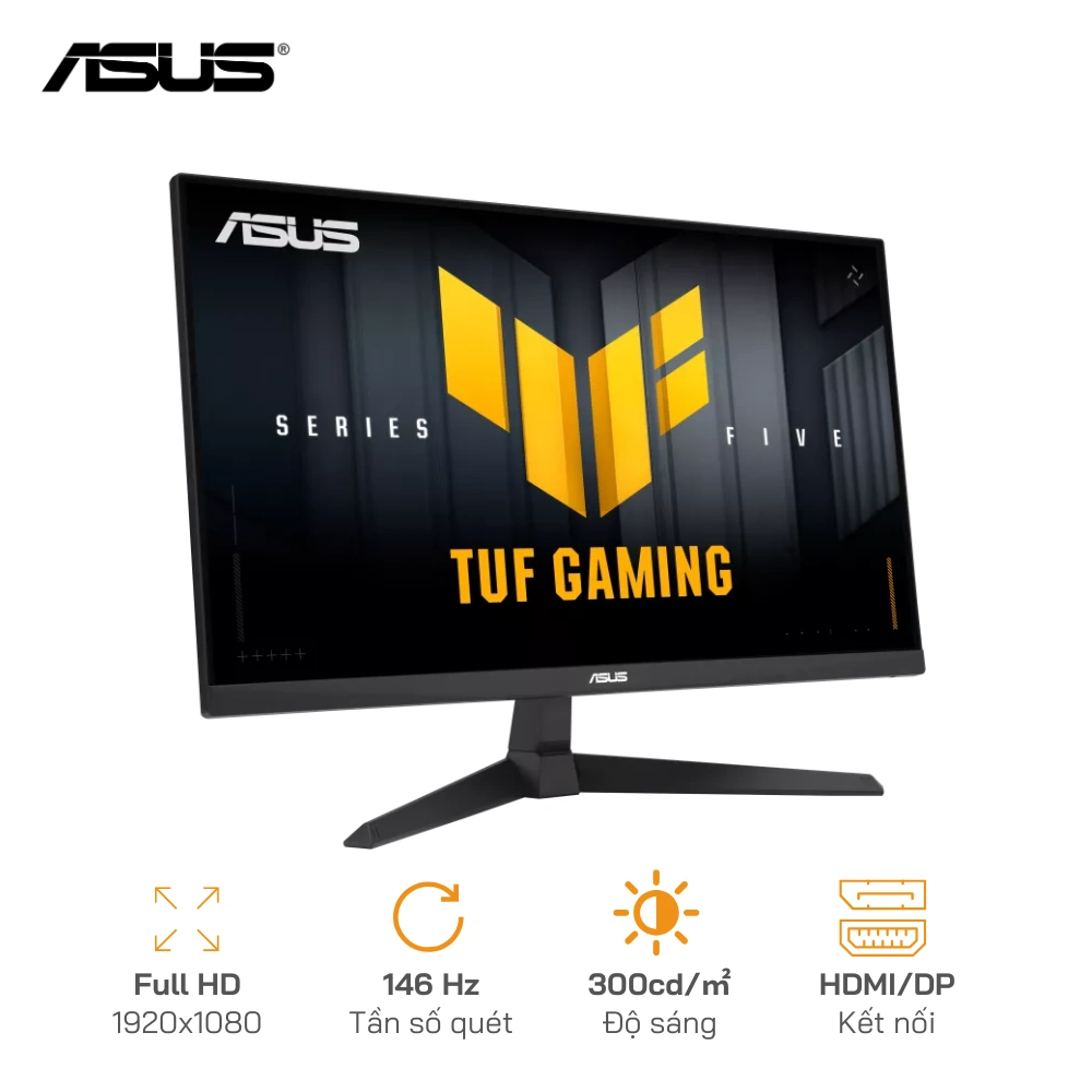 Màn hình TUF Gaming VG279QE5A 27 inch FHD/146Hz/1ms/Kết nối HDMI, DisplayPort