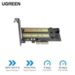 Card chuyển SSD M.2 NVMe/SATA sang PCI-E Ugreen 70504