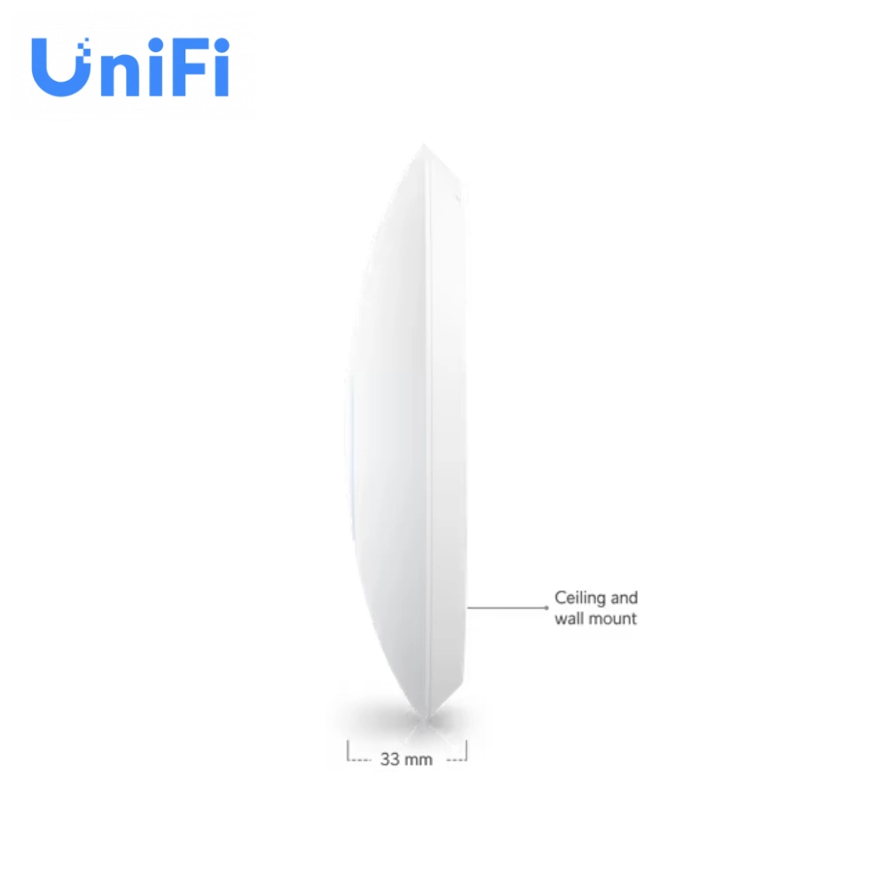 Bộ phát wifi UniFi U6 Plus (U6+) / Chuẩn AX / Kết nối 300 User / AX3000Mbps / WiFi Mesh