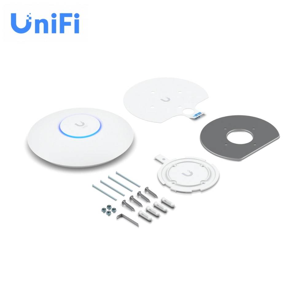 Bộ phát wifi UniFi U6 Plus (U6+) / Chuẩn AX / Kết nối 300 User / AX3000Mbps / WiFi Mesh