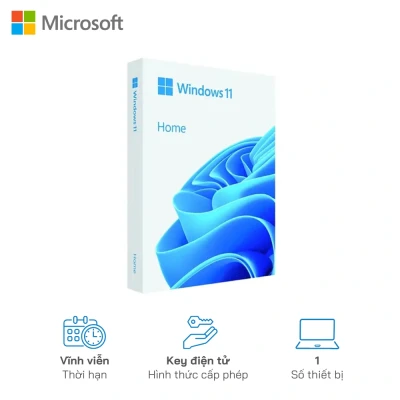 Phần mềm Microsoft Windows 11 Home 64-bit All Lng PK Lic Online DwnLd NR KW9-00664