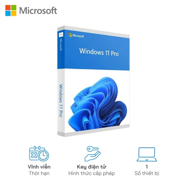 Phần mềm Microsoft Windows 11 Pro 64-bit All Lng PK Lic Online DwnLd NR FQC-10572