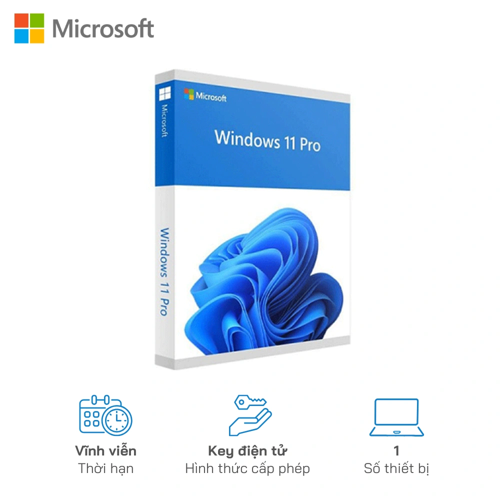 Phần mềm Microsoft Windows 11 Pro 64-bit All Lng PK Lic Online DwnLd NR FQC-10572